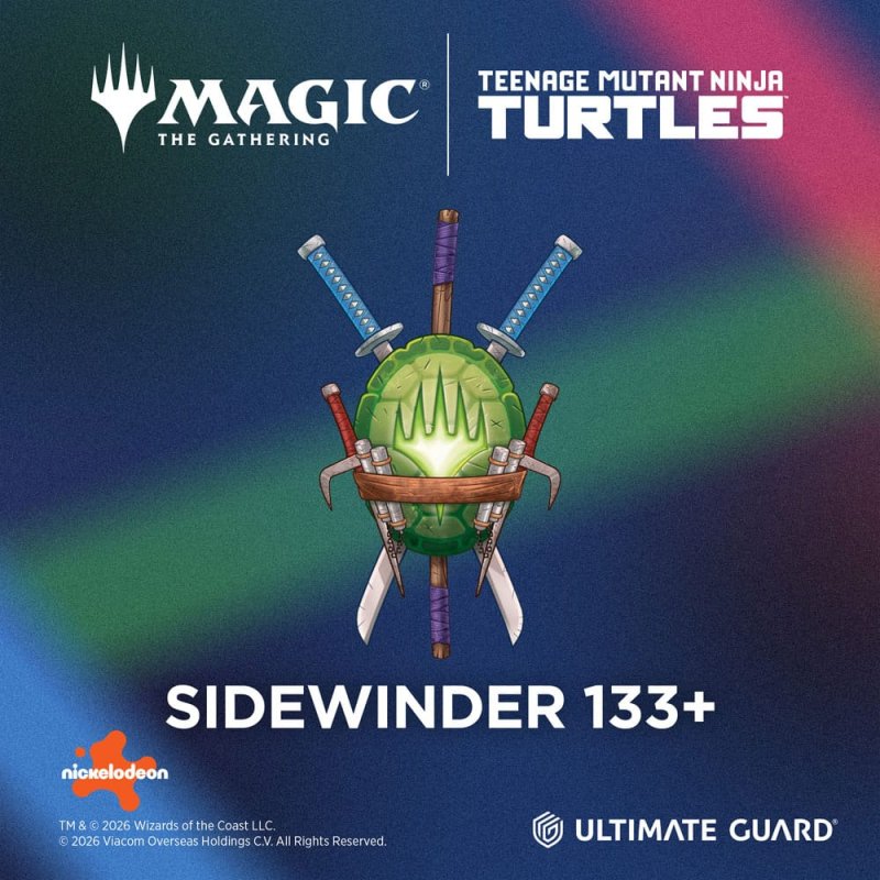 Ultimate Guard Sidewinder 133 Xenoskin Magic: The Gathering | Teenage Mutant Ninja Turtles - Lean Mean Green