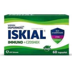 Iskial Immuno Garlic Capsules With Zinc And Black Cumin For Immune System Support