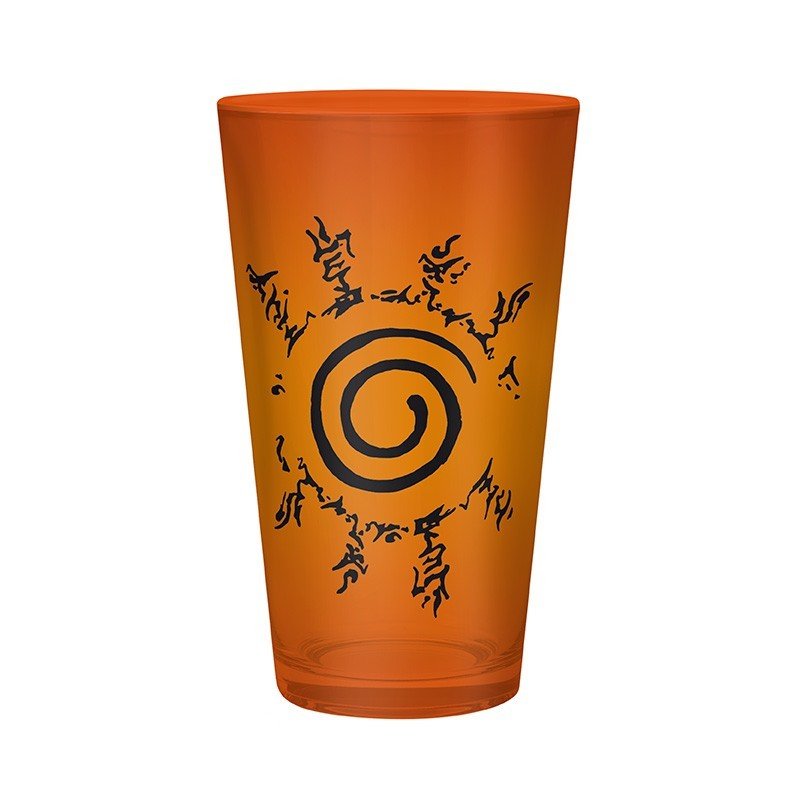 NARUTO SHIPPUDEN gift set: large Glass, 3D Keychain, 3D mug / Zestaw prezentowy NARUTO SHIPPUDEN: duża szklanka,
