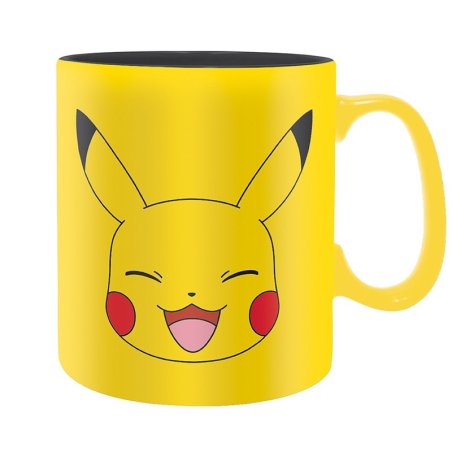 POKEMON - Mug - 460 ml - Pikachu Face / kubek Pokemon - Pikachu (460 ml) - ABS