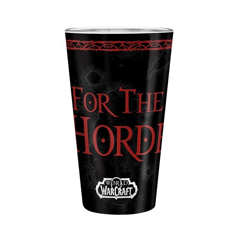 World of Warcraft large glass (400 ml) - Horde / World of Warcraft szklanka (400 ml) - Horde - ABS