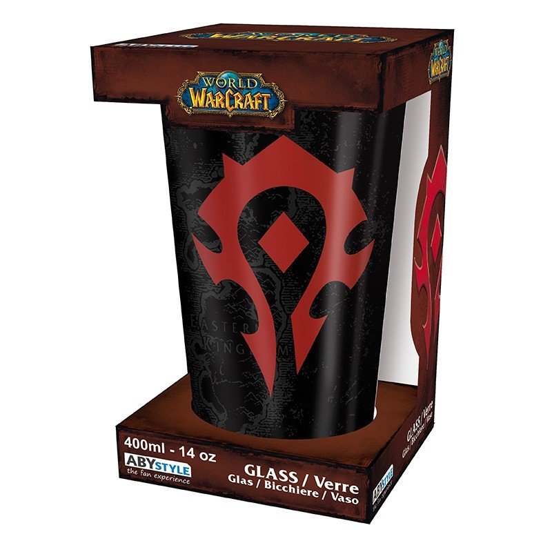 World of Warcraft large glass (400 ml) - Horde / World of Warcraft szklanka (400 ml) - Horde - ABS