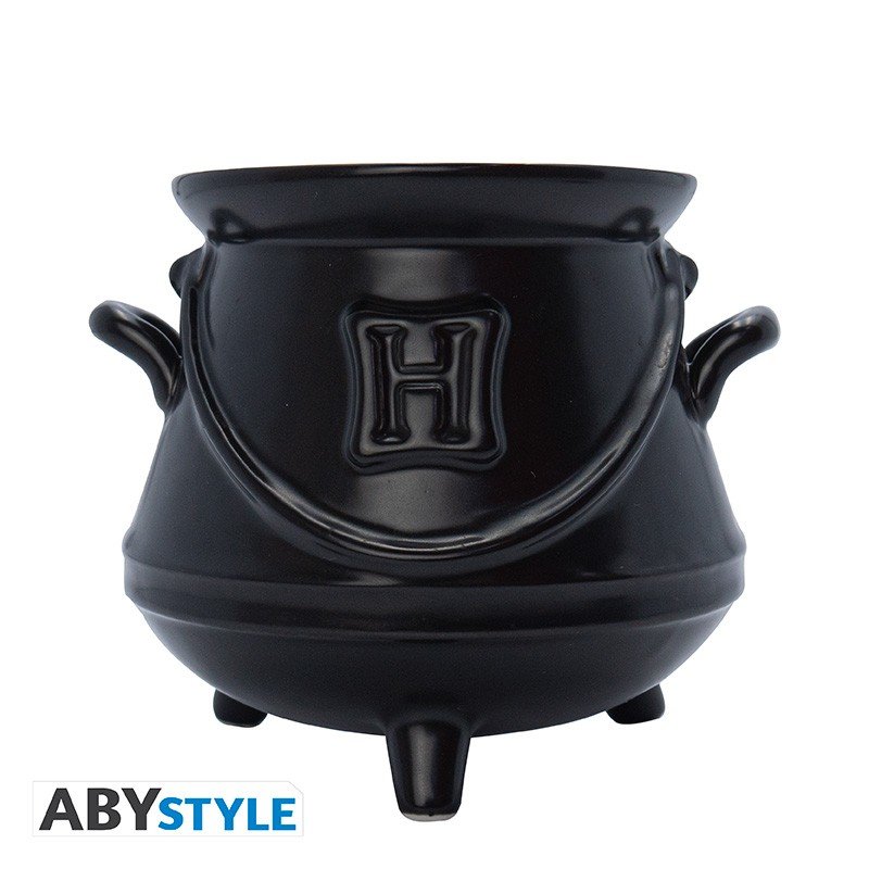 Harry Potter premium gift set: cauldron 3D mug, 3D keychain, pin / Harry Potter zestaw prezentowy premium: kubek 3D