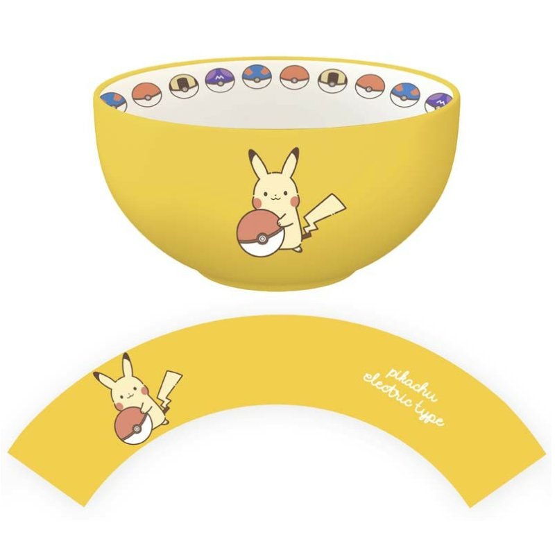 ABYstyle ABYBOL040 dining bowl 0.6 L Round Stoneware Multicolour, Yellow 1 pc(s)