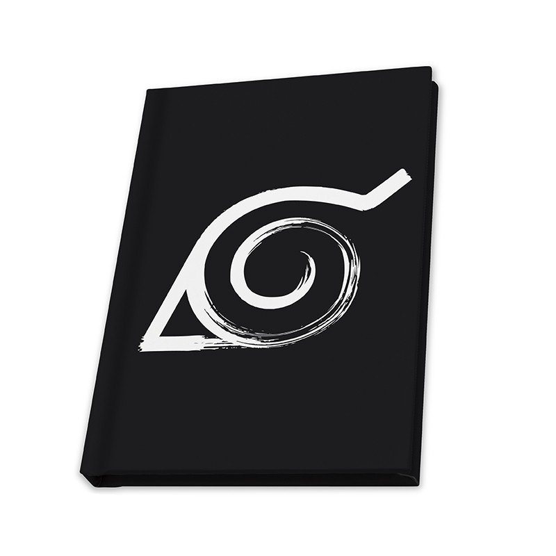 NARUTO SHIPPUDEN gift set: XXL glass, pin, pocket notebook - Konoha / Naruto Shippuden zestaw prezentowy: szklanka XXL,