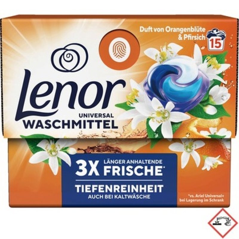 Lenor Pods X15 Fior D'Arancio Lenor Laundry Detergent Pods