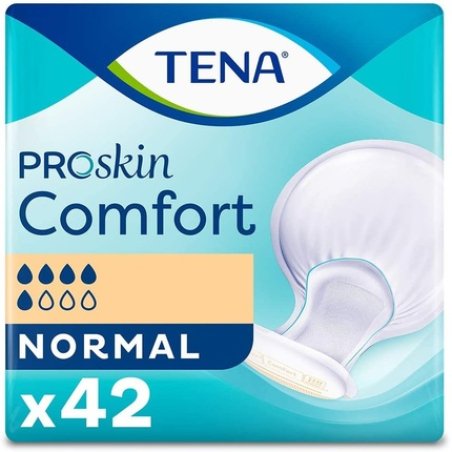 Tena ProSkin Comfort Normal Pads 42 Count - Pack of 42