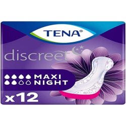 Tena Lady Discreet Maxi Night Pads 12 Pieces