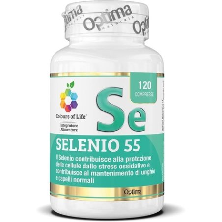 Colours of Life Selenium 55 Antioxidant Supplement with Selenium 120 Tablets