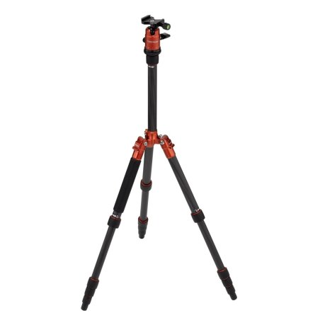 Rollei Compact Traveler No. 1 Carbon tripod Digital/film cameras 3 leg(s) Black, Orange