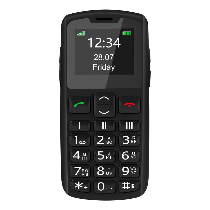 Beafon SL230 4.5 cm (1.77") 90 g Black Senior phone