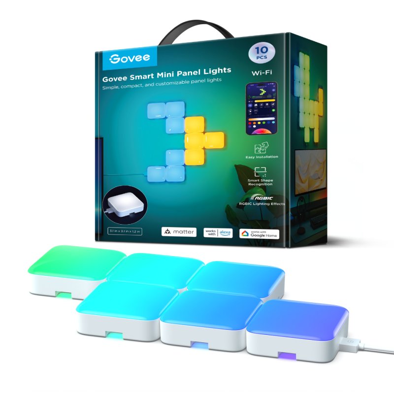 GOVEE SMART MINI PANEL LIGHTS 10PCS MATTER