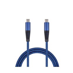 2GO USB Lade-/Datenkabel USB Type-C - USB Type-C 1m blau