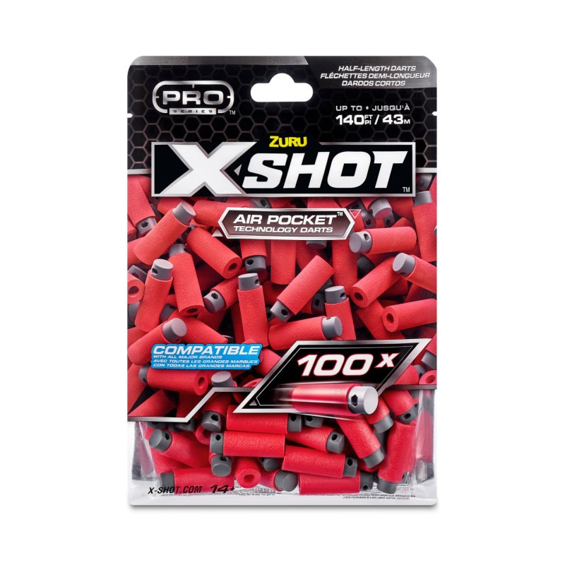 Zuru XSHOT - Skins Nachfüllpackung 100 Half-Darts