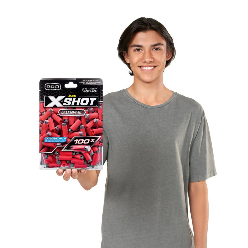 XSHOT Pro Series Half-Length Darts Refill Pack (100 Darts) ZURU