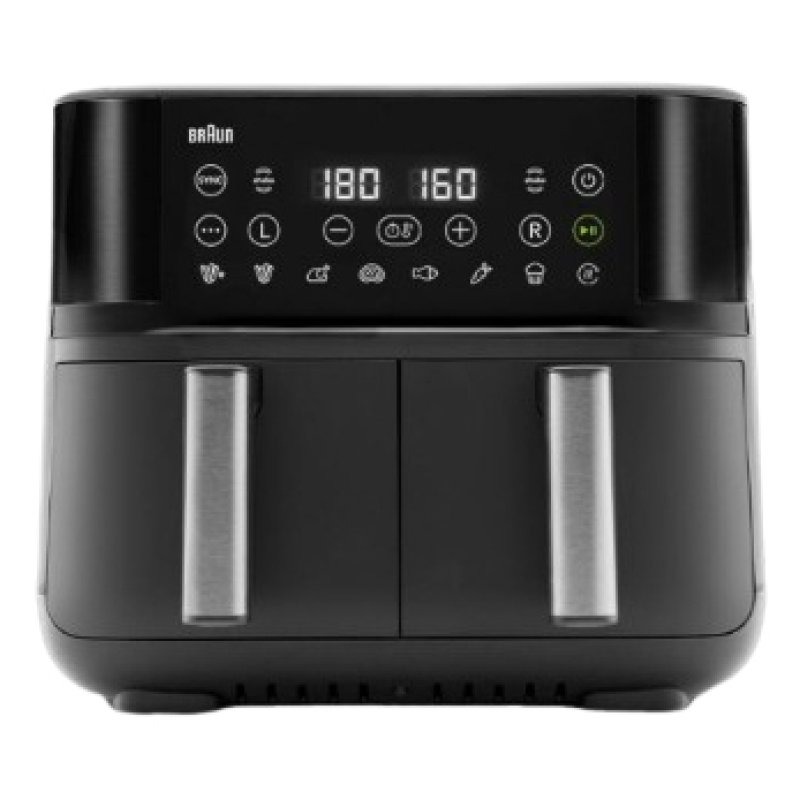 Braun TD 3030I BK Double 8 L Stand-alone 2850 W Hot air fryer Black