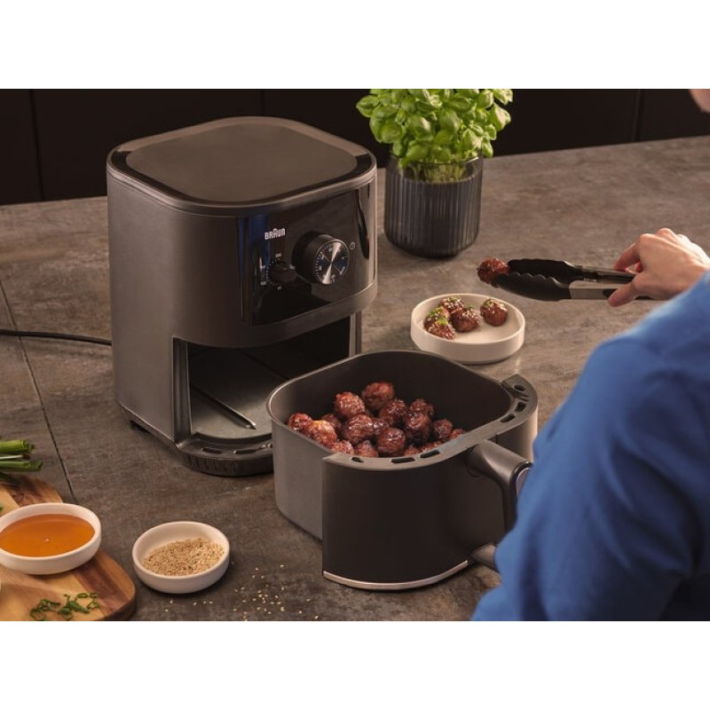 Braun Multi Fry 3 Single 4.3 L Stand-alone 1500 W Hot air fryer Black