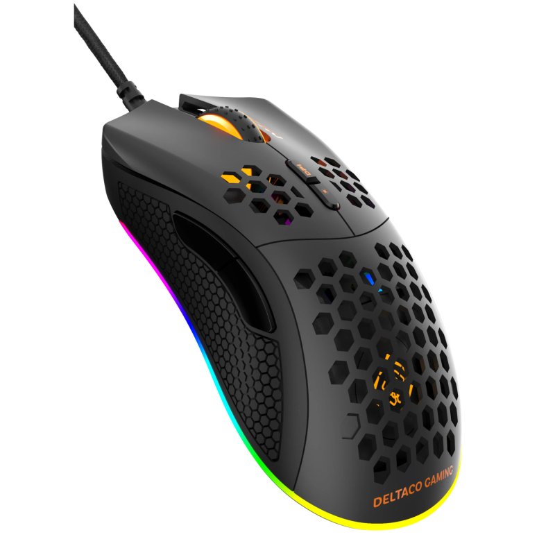 Deltaco Gaming GAM-108 souris Droitier USB Type-A Optique 6400 DPI