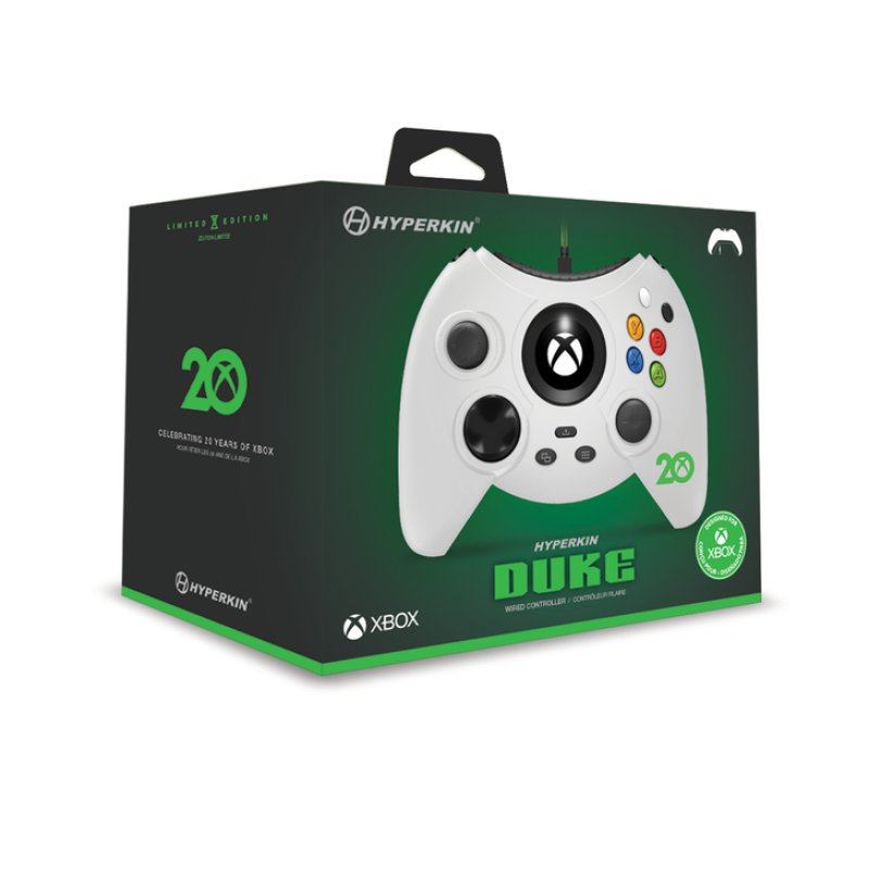 Hyperkin M02668-ANWH Gaming Controller White USB Gamepad Xbox One, Xbox Series S, Xbox Series X