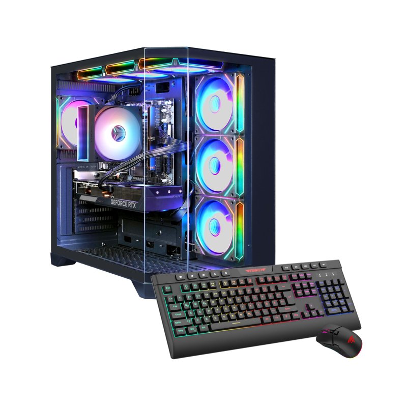 Hyrican HYPE-A BK 7850 AMD Ryzen 7 9700X 16GB DDR5 RAM 1TB SSD NVIDIA GeForce RTX 5070 (12GB GDDR7) Windows 11 Home