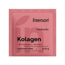 Intenson Collagen With Vitamin C And Hyaluronic Acid Dietary Supplement Strawberry 115g