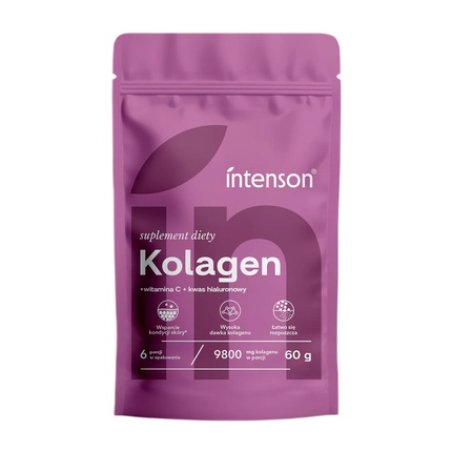 Intenson Collagen With Vitamin C And Hyaluronic Acid Joints Skin Dietary Supplement 60g