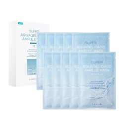 S.Nature Super Aquagel Oasis Ampoule Mask Moisturizing And Soothing Sheet Mask 10x30ml
