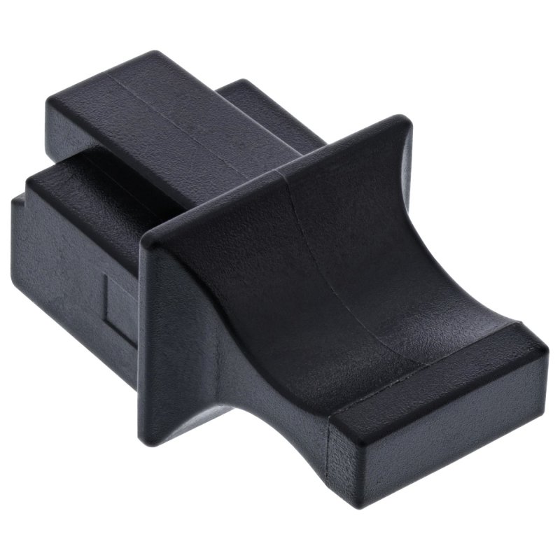 InLine Dust Cover for RJ45 female, black, 100 pcs.
