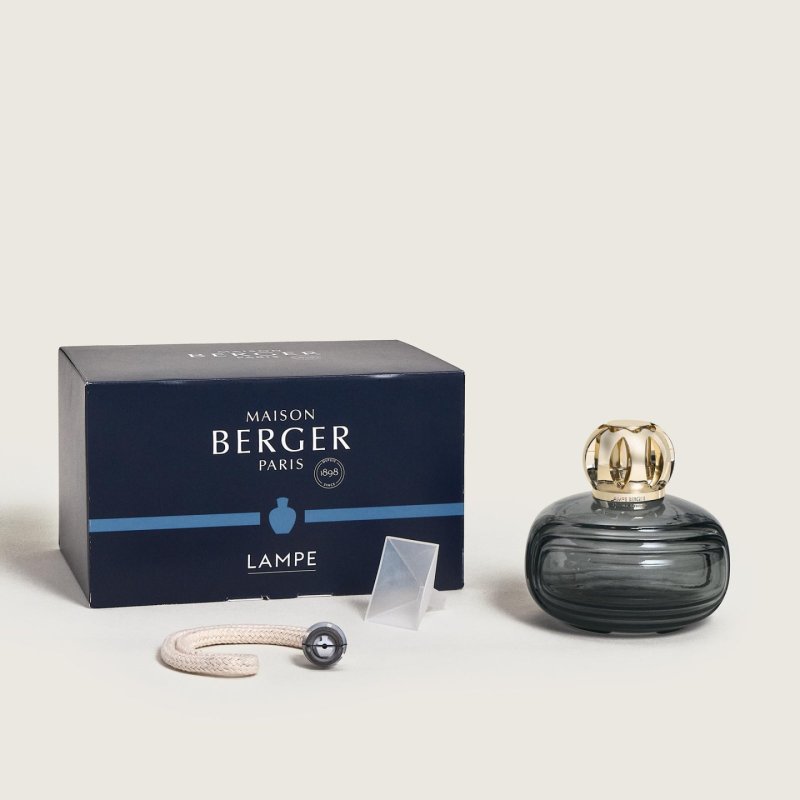 Maison Berger Paris 004882 Terre cuite / lampe aromatique Verre Gris