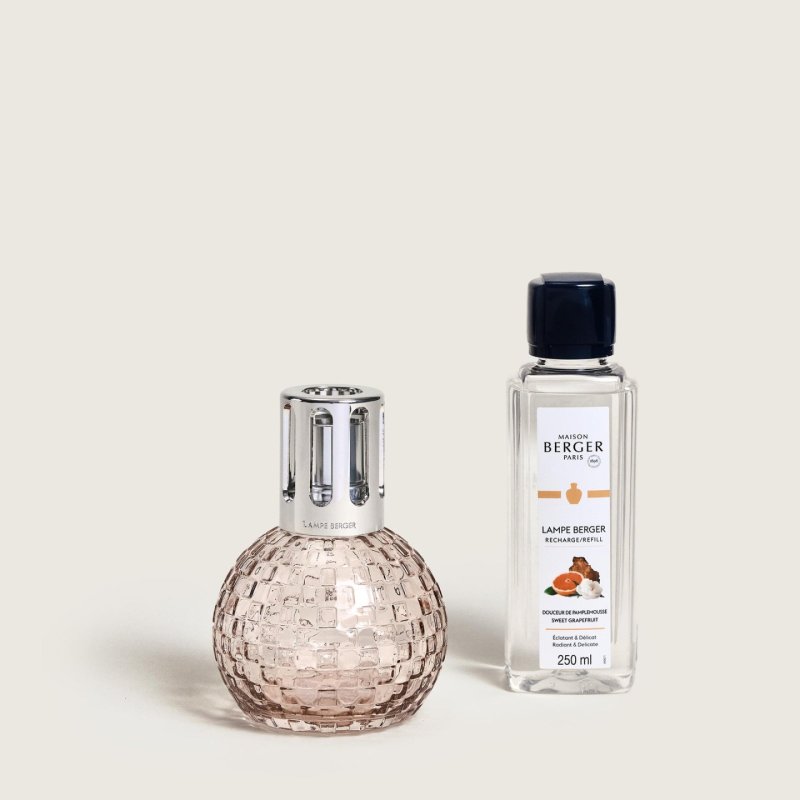 Maison Berger Paris 004885 Terre cuite / lampe aromatique Verre Rose