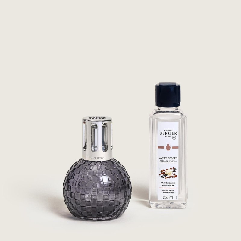 Maison Berger Paris 004886 Terre cuite / lampe aromatique Verre Gris