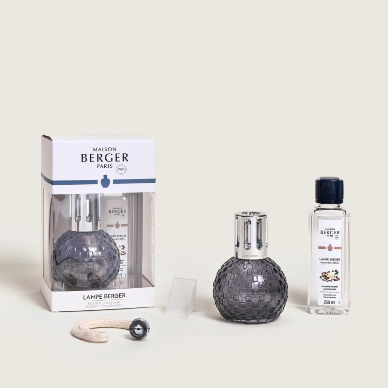 Maison Berger Paris Disco Grey Lampe Berger Set Catalytic Lamp Set