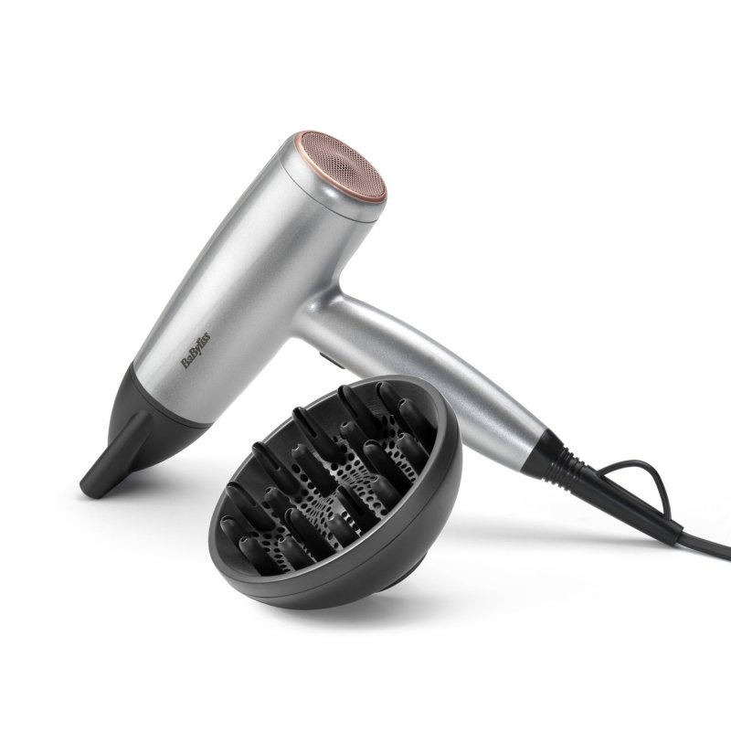 BaByliss Cosmos D580DE sèche-cheveux 2100 W Acier satin