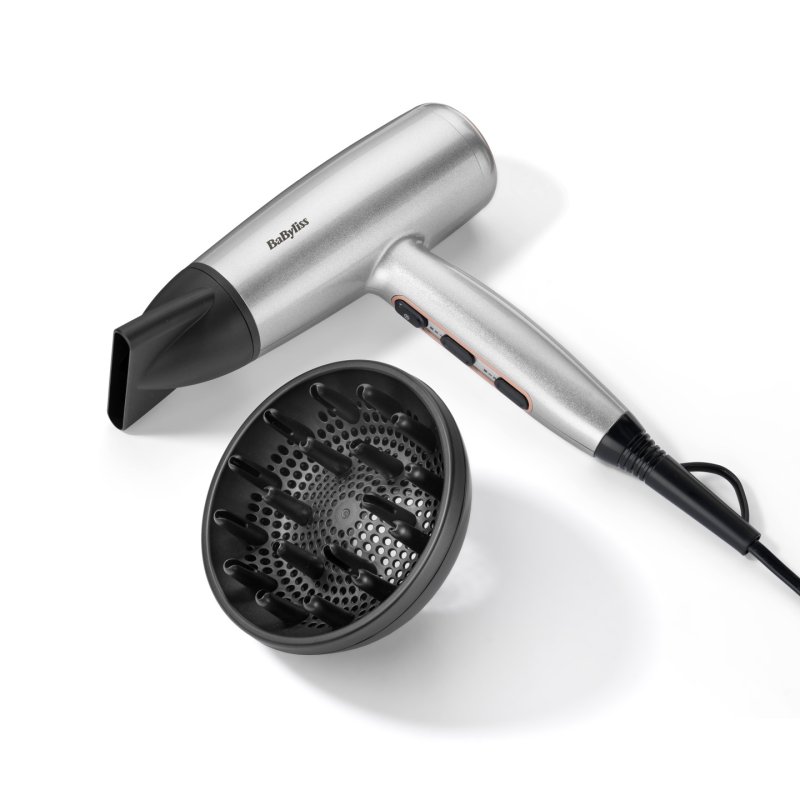 BaByliss Cosmos D580DE hair dryer 2100 W Satin steel
