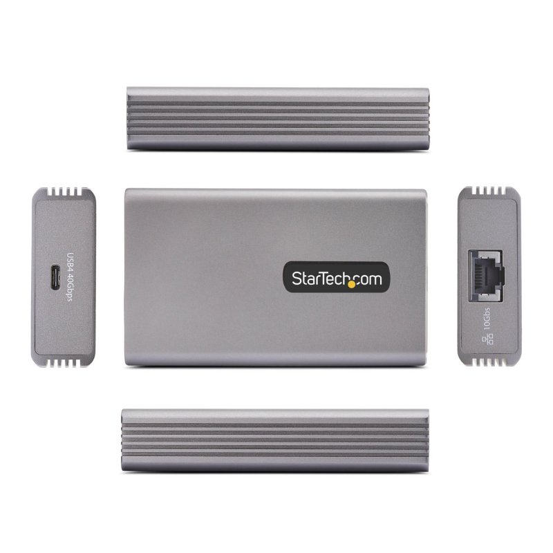 StarTech.com Adaptateur USB4 vers Ethernet, 10GbE, Multi-Gigabit, Compatible Thunderbolt, Carte Réseau