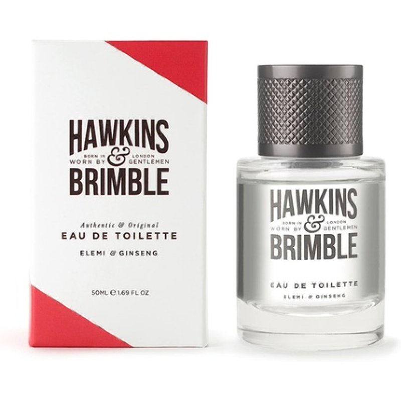 Hawkins & Brimble Elemi & Ginseng Eau De Toilette for Men 50ml - Coffee & Rose Blend Fragrance
