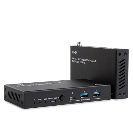 Lindy Extender 2 Hôtes USB 3.2 Gen 1 Cat.6A HDBaseT, 100m