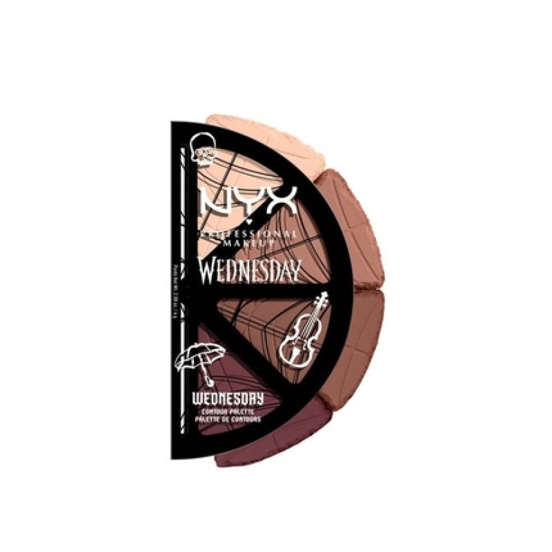 Nyx Professional Makeup Wednesday Stained Glass Contour Palette 1 Unit