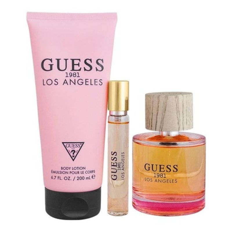 Guess 1981 Los Angeles Women's Set Eau De Toilette 100 Ml Body Lotion 200 Ml Eau De Toilette 15 Ml