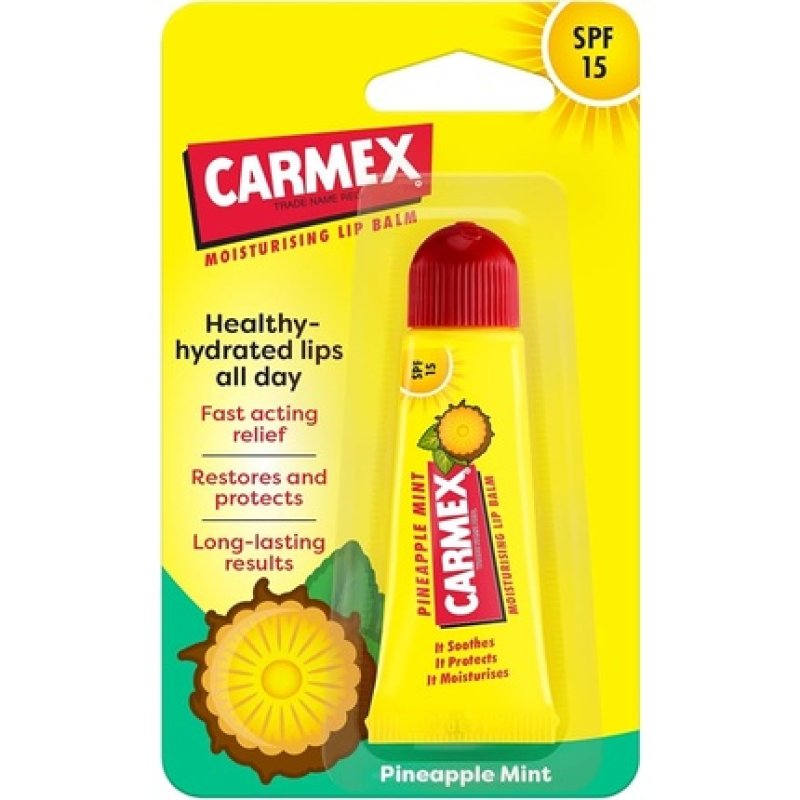 Carmex Lip Balm Pineapple Mint 10 Gr