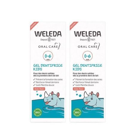 Weleda Kids Tooth Gel 06 Years Pack Of 2 X 50 Ml