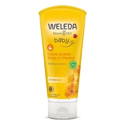 Weleda Baby Cleansing Cream For Body And Hair Calendula 400 Ml