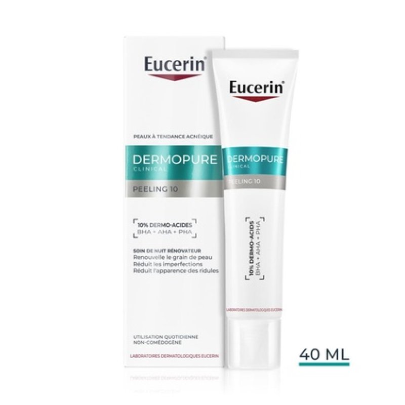 Eucerin Dermopure Clinical Peeling 10 Night Renewal Treatment 40 Ml