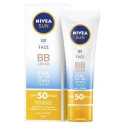 Nivea Bb Cream Face Day All Skin Types Tanned Tone Spf 50 Very High 50 Ml