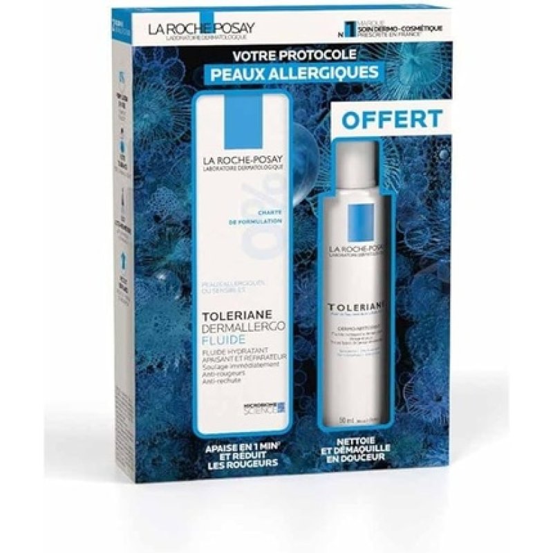 La Rocheposay Toleriane Dermallergo Fluid 40ml And Toleriane Micellar Water 50ml Set