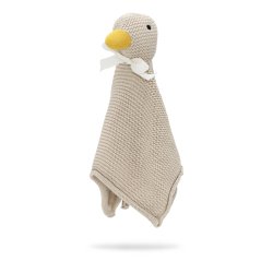 Vanilla Copenhagen - Cuddle Cloth - Duckling - Oyster Grey - 30 x 30 cm