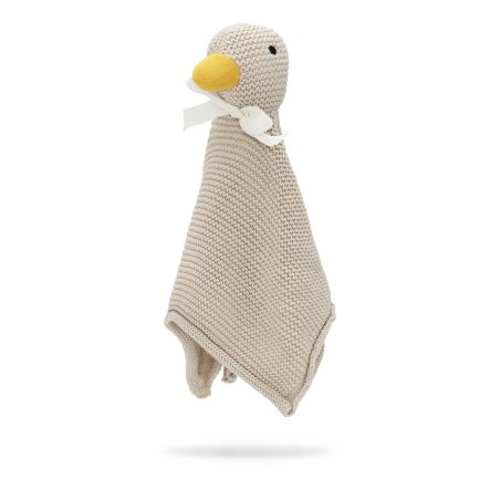 Vanilla Copenhagen - Cuddle Cloth - Duckling - Oyster Grey - 30 x 30 cm