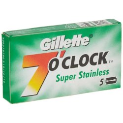 Gillette 7 O'Clock Super Stainless Steel Razor Blades