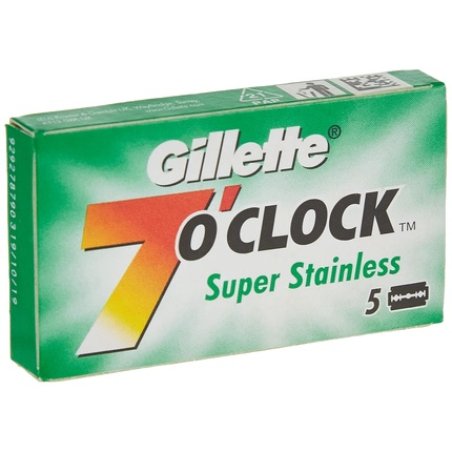 Gillette 7 O'Clock Super Stainless Steel Razor Blades