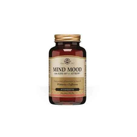Solgar Mind Mood Supplement For Mental Wellbeing 30 Tablets